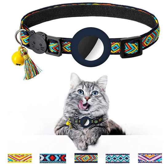 Verstellbares AirTag Halsband für Hunde & Katzen